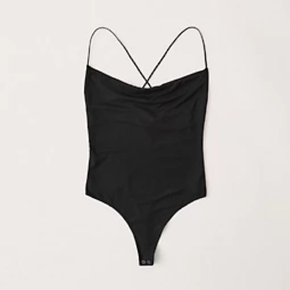 NWT Abercrombie & Fitch Cowlneck Drapey Bodysuit